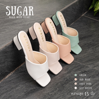 ภาพหน้าปกสินค้า✅ ส่งจากกรุงเทพ [ Sugar ] 36 - 41 รองเท้าส้นสูง 1.5 นิ้ว **เท้าอวบ/เท้ากว้าง บวกเพิ่ม** ที่เกี่ยวข้อง