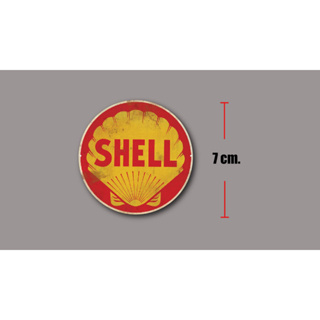 sticker pvc shell สติกเกอร์ เชลล์ งานออฟเซ็ทแท้ pvc กันน้ำ กันแดด