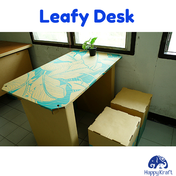 leafy-desk-โต๊ะทำงาน-diy-รักษ์โลก