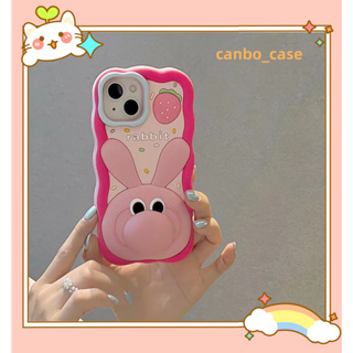 🎁ส่งของขวัญ🎁เคสไอโฟน สำหรับ 11 14 for iPhone Case 13 12 Pro Max น่ารัก การ์ตูน กระต่าย กันกระแทก เคสนิ่ม เคสโทรศัพท์