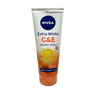 *SALE* NIVEA นีเวีย เอ็กซ์ตร้า ไวท์ ซี แอนด์ อี วิตามิน 320 มล. โลชั่นบำรุงผิวกาย Exp 30/09/24