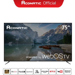 [New Wee2.0] Aconatic Smart TV 4K HDR สมาร์ททีวี 75 นิ้ว รุ่น 75US200AN WebOS TV + Magic Remote (รับประกันศูนย์ 3 ปี)