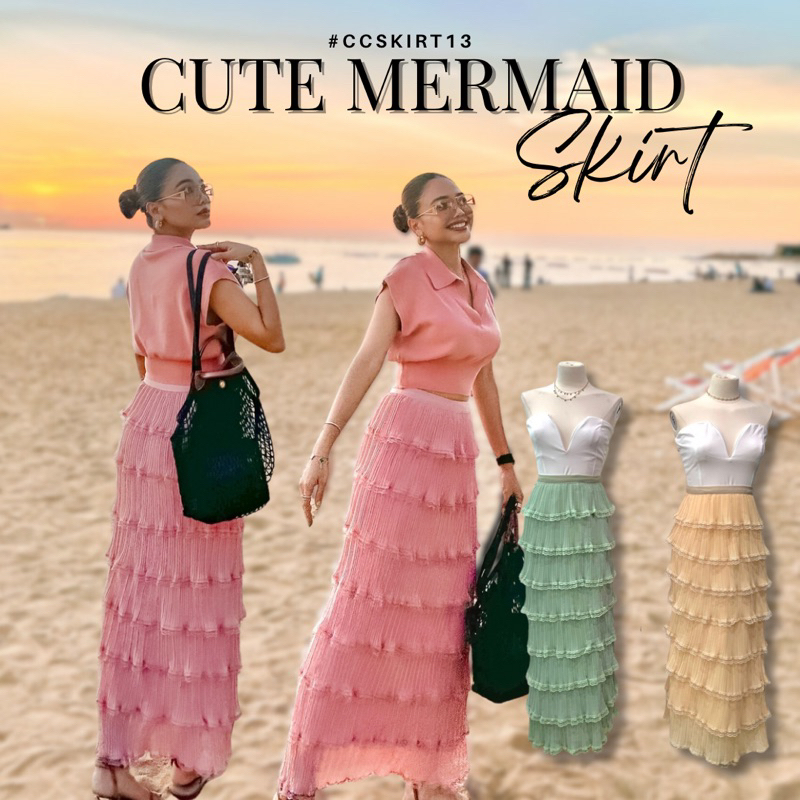 cute-mermaid-skirt-พร้อมส่ง-ลด-5-เหลือ-561-จากราคาปกติ-590