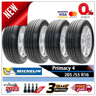 205/55R16 Michelin Primacy4 |2,4 เส้น| *ปี2023*-ส่งฟรี- ผ่อน 0% ยางใหม่ /ยางมิชลิน