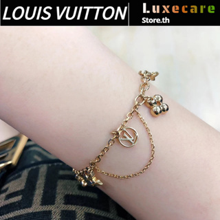 ถูกที่สุด ของแท้ 100%/หลุยส์ วิตตองLouis Vuitton BLOOMING SUPPLE สร้อยข้อมือ LV Louis Vuitton สไตล์คลาสสิก