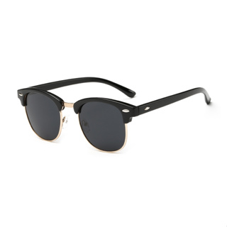 BSR Sunglasses แว่นกันแดด Clubmaster Style รุ่น  MV-819