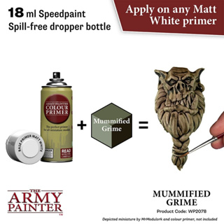 🔥มีของพร้อมส่ง🔥 Army Painter Speedpaint 2.0 Mummified Grime 18ml AP-WP2078 สีทาโมเดล อะคริลิคสูตรน้ำ Water Based Acrylic