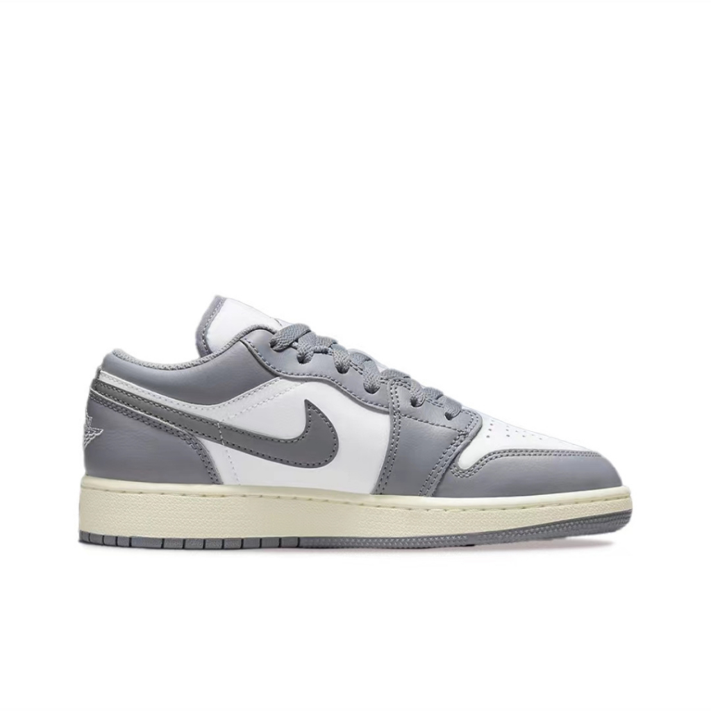 ยิงจริง-air-jordan-1-low-vintage-grey-toe-ของแท้100-รองเท้าผ้าใบ-รองเท้า