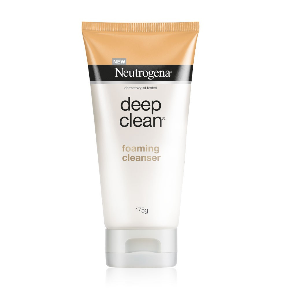 175-กรัม-neutrogena-deep-clean-foaming-cleanser-นูโทรจีนา-ดีพ-คลีน-โฟมมิ่ง-คลีนเซอร์