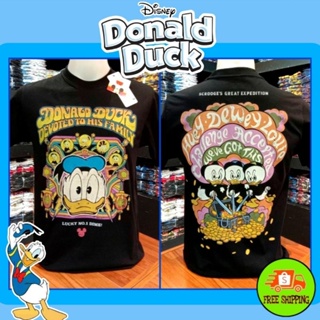 เสื้อDisney ลาย Donald Duck สีดำ (MKX-004)
