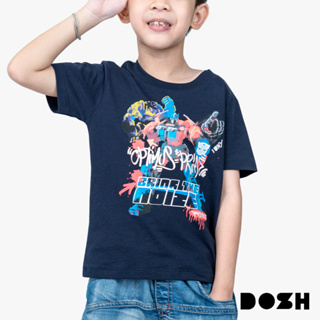 DOSH BOYS T-SHIRTS TRANSFORMERS-2023 เสื้อยืดคอกลม แขนสั้น เด็กชาย DTBT5074-NV