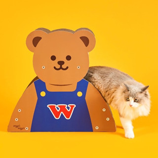 Pethroom x Wiggle Cat Scatcher Bear ที่ลับเล็บแมว นำเข้าจากเกาหลี🇰🇷