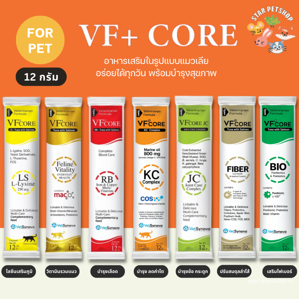 ราคาและรีวิวVFcore L-lysine ไลซีน ขนมแมวเลีย เสริมภูมิคุ้มกัน , RB-Tuna With Salmon อาหารเสริมบำรุงเลือด สุนัขและแมว