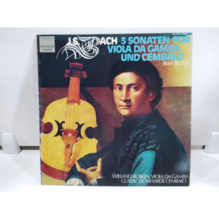 1LP Vinyl Records แผ่นเสียงไวนิล J.S. Bach - Wieland Kuijken  (E4E89)