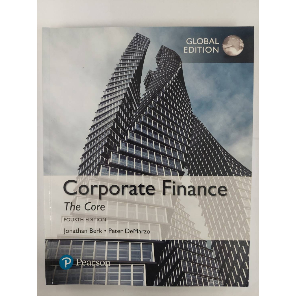 chulabook-ศูนย์หนังสือจุฬาฯ-c222หนังสือ-9781292158334-corporate-finance-the-core-global-edition