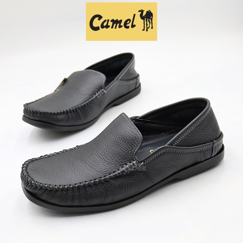 camel-cm126-รองเท้าคัทชูหนังแท้-ชาย-สีน้ำตาล-สีครีม-ไซส์-40-45