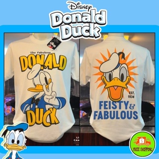 เสื้อDisney ลาย Donald Duck สีขาว ( MKX-054 )
