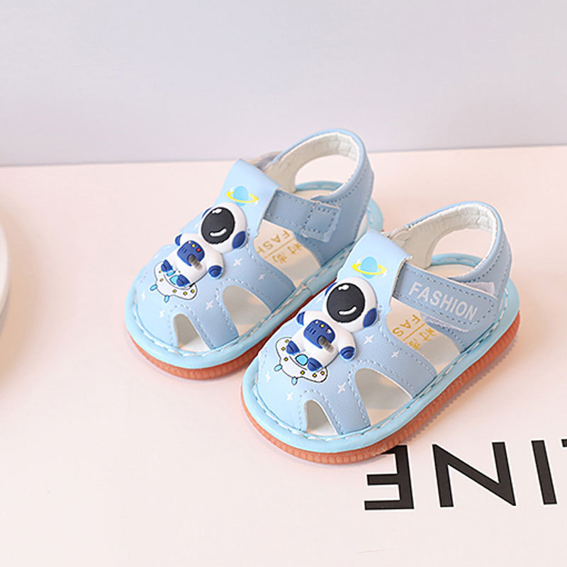 babyonline-x128-f2-รองเท้าแตะรัดส้นเด็กมีเสียง-พื้นยางpvcนิ่ม-มีกันลื่น