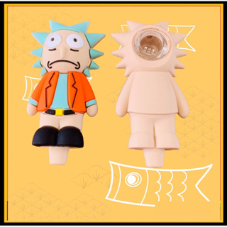 💥Plpe ทำตาเรซิ่น บ้องพกพา บ้องการ์ตูน Rick and Morty โจ๋พกพา เรซิ่นการ์ตูน บ้องแก้ว โจ๋แก้ว บ้อง