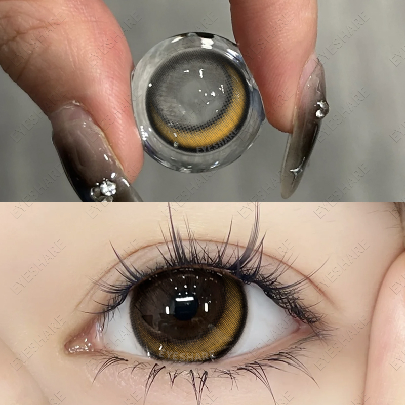 คอนแทคเลนส์-moon-brown-คอนแทคเลนส์สี-contact-lenses-dna-บิ๊กอาย-น้ำตาล-เทา-1คู่