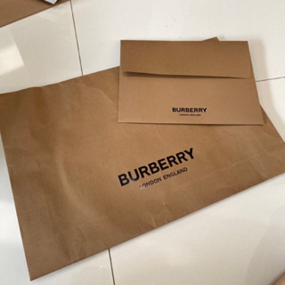 ซองกระดาษ burberry พร้อมซองใบเสร็จ ของแท้