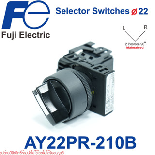 AY22PR-210B FUJI ELECTRIC  AY22PR-210B Selector Switches 22mm AY22PR FUJI  AY22PR สวิตช์ซีเลคเตอร์ FUJI AY22PR-2