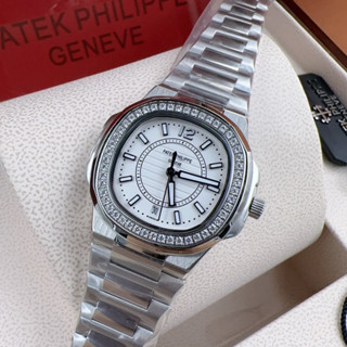 นาฬิกาpatek สำหรับผู้หญิงสแตนเลสแท้ทั้งเรือน ระบบQuartz