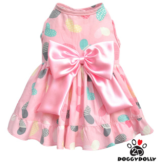 Pet clothes -Doggydolly  เสื้อผ้าสัตว์เลี้ยง เสื้อผ้าหมาแมว ชุดกระโปรงระบาย  D688 ขนาดไซส์ 1-9โล