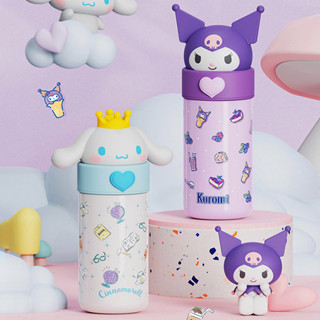 Jiari Selection  [✨สินค้าใหม่✨] กระบอกน้ำเก็บอุณหภูมิ Sanrio รุ่นใหม่ ฝา3D ที่จับซิลิโคนที่ซ่อนอยู่ แผ่นกันลื่น TPR