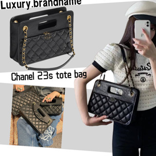 ชาแนล  chanel  กระเป๋าช้อปปิ้งใบเล็ก/กระเป๋าสุภาพสตรี/กระเป๋าสะพายข้าง/กระเป๋าสะพายข้าง/ใหม่