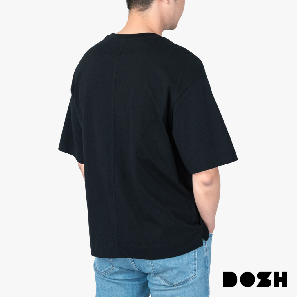 dosh-oversized-short-sleeve-t-shirts-pink-panther-เสื้อยืดโอเวอร์ไซส์-fppmt5003-bl