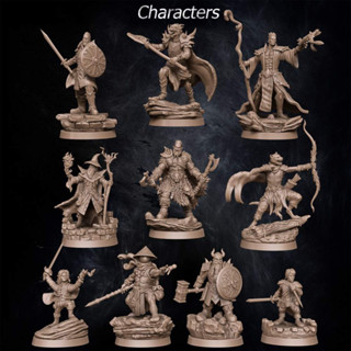 Monsters and Characters | for D&D 5e, Pathfinder and other RPGs | 28mm