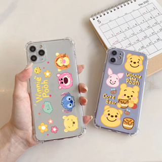 เคสซิลิโคน TPU เคสใส กันกระแทก เคสโทรศัพท์มือถือ ลายการ์ตูน สำหรับ iPhone 14 13 12 11 Pro max X XS MAX XR SE 7 8 Plus 6