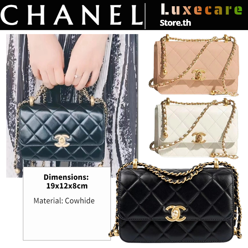 1ชาแนล-chanel-19-bag-women-shoulder-bag-กระเป๋าโซ่-กระเป๋าแมสเซนเจอร์-กระเป๋าคลัช