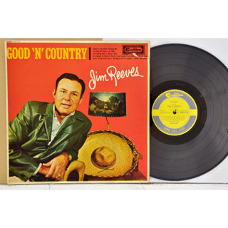 1 แผ่นเสียง 12นิ้ว U1 JIM REEVES -GOOD N COUNTRYแผ่นVG++ ริ้วรอยบาง เสียงรบกวนน้อยนิด ไม่มีรอยลึก ปกVG++มีตำหนิขอบนิดหน่