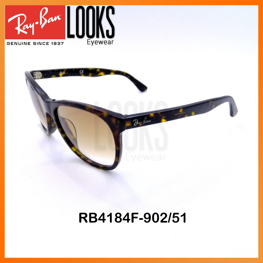 ray-ban-wayfarer-rb4184f-902-51-แว่นกันแดด-sunglasses