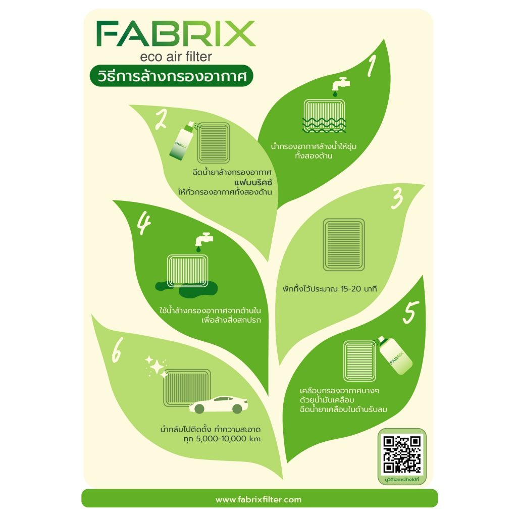 fabrix-กรองอากาศรถยนต์-สำหรับ-ford-laser-fhs-0037