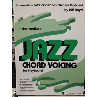 INTERMEDIATE JAZZ CHORD VOICING FOR KEYBOARD BY BILL BOYD (HAL)073999551006