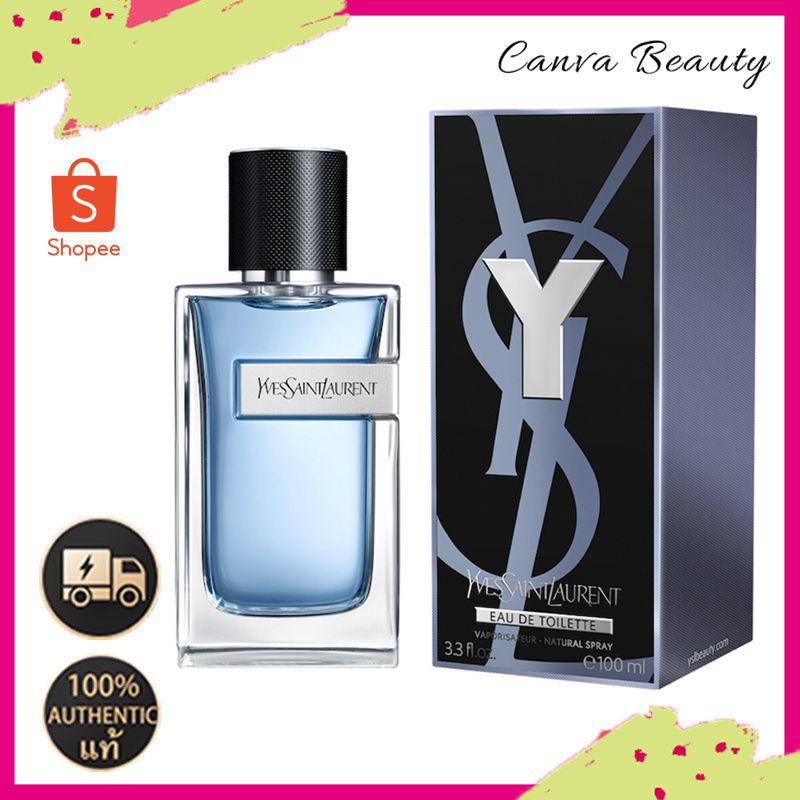 ♦พร้อมส่ง♦YSL Yves Saint Laurent Y Eau De Parfum EDP EDT Eau Fraiche 100ml น้ำหอม Shopee Thailand