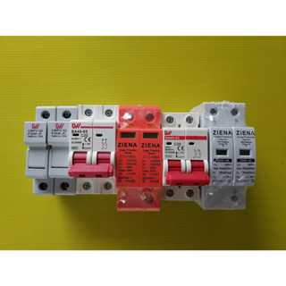 อุปกรณ์ ประกอบตู้คอมบายเนอร์ออนกริด ชนาด  1.6-3kw 1 เฟส 1 สตริง ,On grid Combiner kit set .