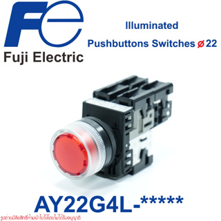 AY22G4L FUJI ELECTRIC AY22G4L Illuminated pushbutton switches AY22G4L-11Q3G AY22G4L-11Q3R AY22 AY22G4L AY22