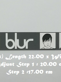 สร้อยข้อมือยาง Blur กําไลยางซิลิโคน แฟชั่น วงดนตรี กันน้ำ  silicone rubber wristband bracelet