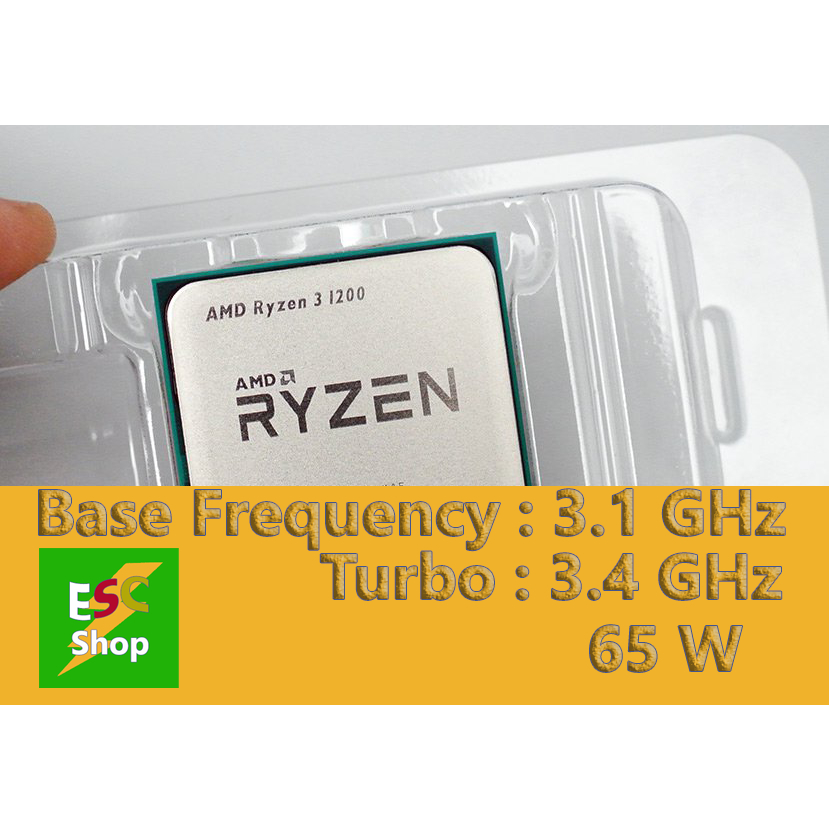 AMD Ryzen3 1200 มือ สอง ซีพียู CPU AM4 AMD Ryzen 3 1200 3.1 GHz ...
