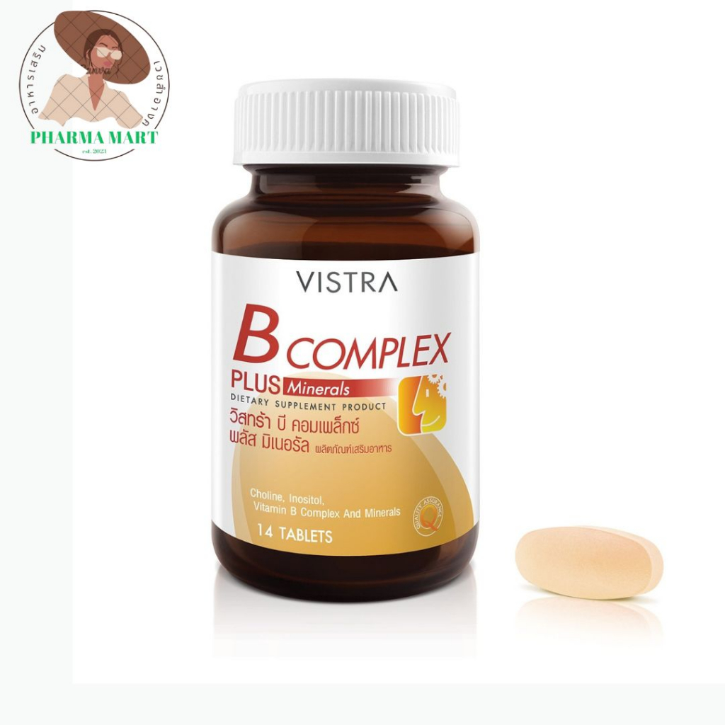 VISTRA B Complex Plus Minerals Mineral // Ginseng | Shopee Thailand