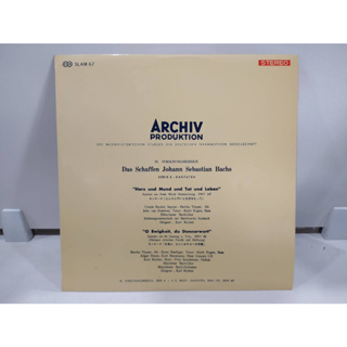 1LP Vinyl Records แผ่นเสียงไวนิล Das Schaffen Johann Sebastian Bachs    (E12B91)