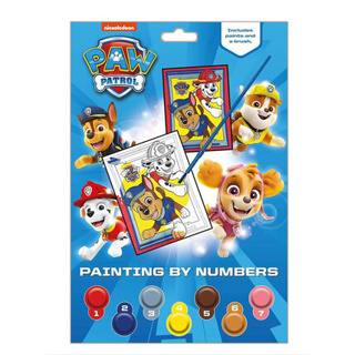 Paw Patrol Painting By Numbers Set Get creative and join the Paw Patrol gang on a painting adventure with this Painting