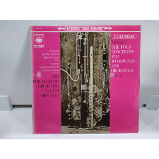 1LP Vinyl Records แผ่นเสียงไวนิล  THE FOUR CONCERTOS WOODWINDS AND ORCHESTRA   (E12E47)