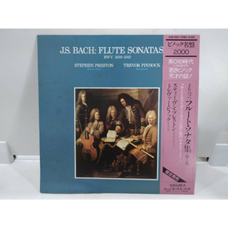 1LP Vinyl Records แผ่นเสียงไวนิล  J.S. BACH: FLUTE SONATAS   (E14B18)