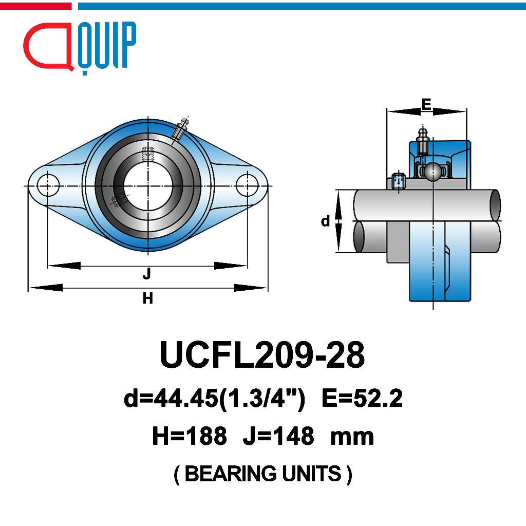 ucfl209-28-ubc-ตลับลูกปืนตุ๊กตา-สำหรับงานอุตสาหกรรม-รอบสูง-bearing-units-ucfl-209-28-เพลา-1-3-4-นิ้ว-หรือ-44-45-มม