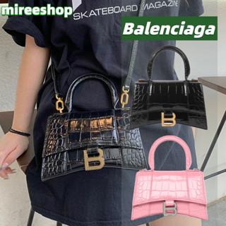 🍒Balenciaga Hourglass XS Handbag/กระเป๋าสะพายนาฬิกาทราย